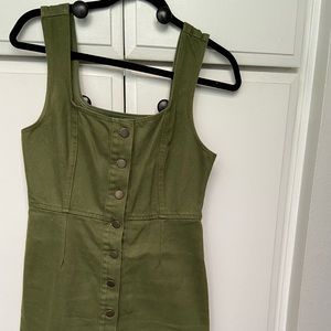 Button-Up Denim Dress - 6 S/P